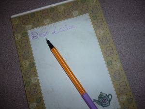 And now that I'm done with this blog post - off to write a letter! :D